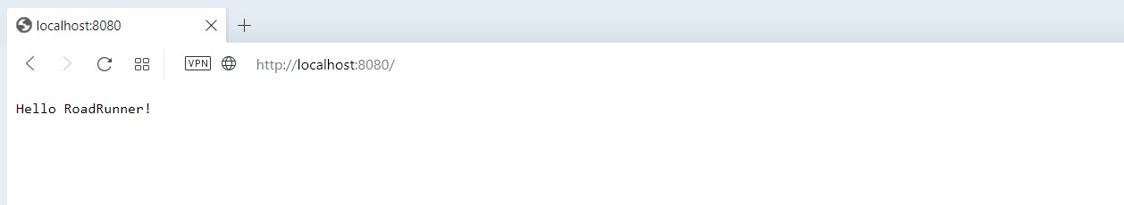 Roadrunner test script running in browser